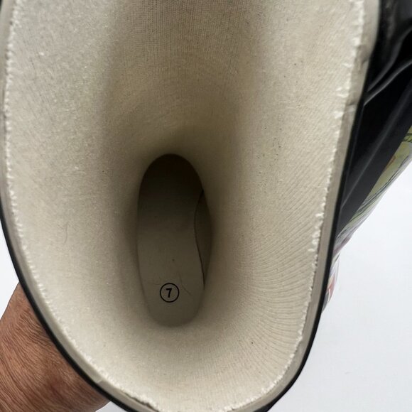 Corkys Nomad Funky Multicolor Abstract Rubber Western Cowboy Rain Boot - Picture 6 of 8